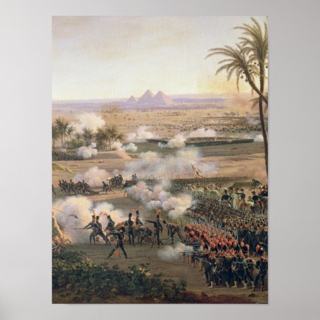 Battle of the Pyramids, 21st July 1798, 1806 Poster (Front)