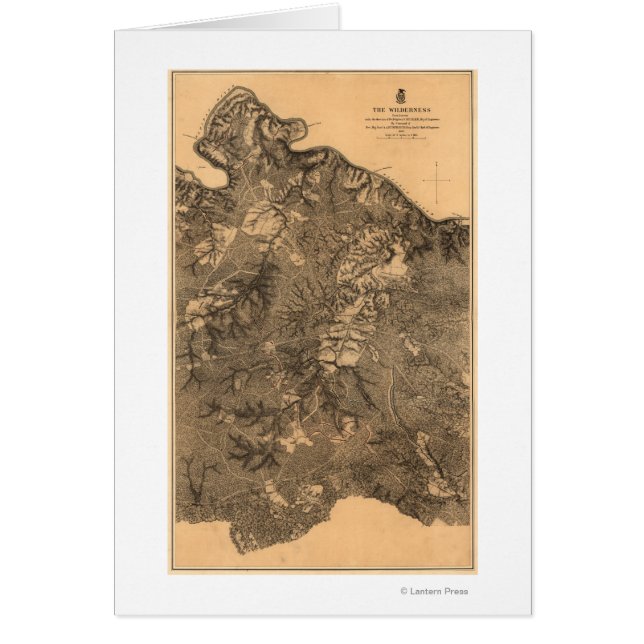 Battle of the Wilderness - Civil War Panoramic (Front)