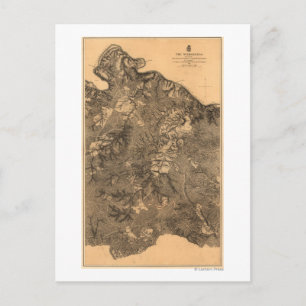 Battle of the Wilderness - Civil War Panoramic Postcard