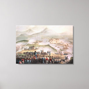 Battle of Toulouse, engraved Thomas Sutherland Canvas Print