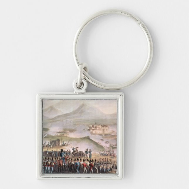 Battle of Toulouse, engraved Thomas Sutherland Key Ring (Front)