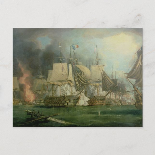 Battle of Trafalgar, 1805 Postcard (Front)
