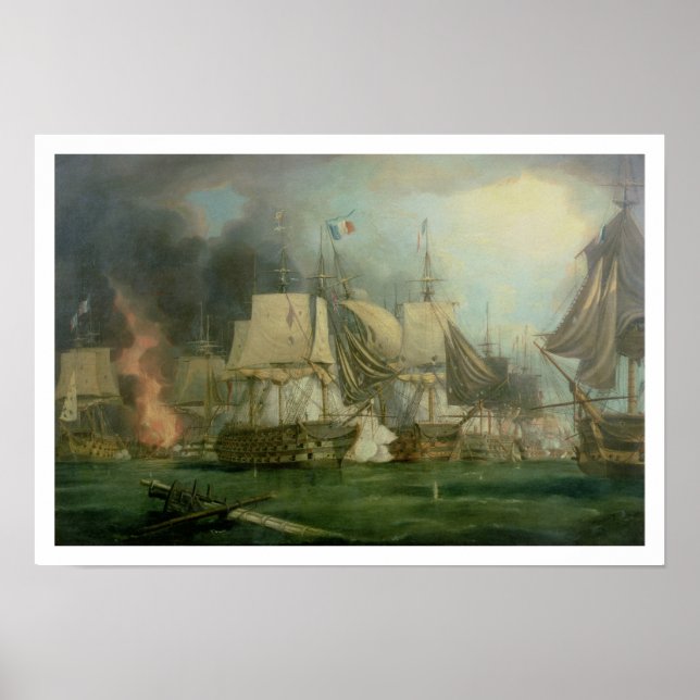 Battle of Trafalgar, 1805 Poster (Front)