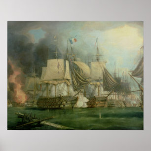 Battle of Trafalgar, 1805 Poster