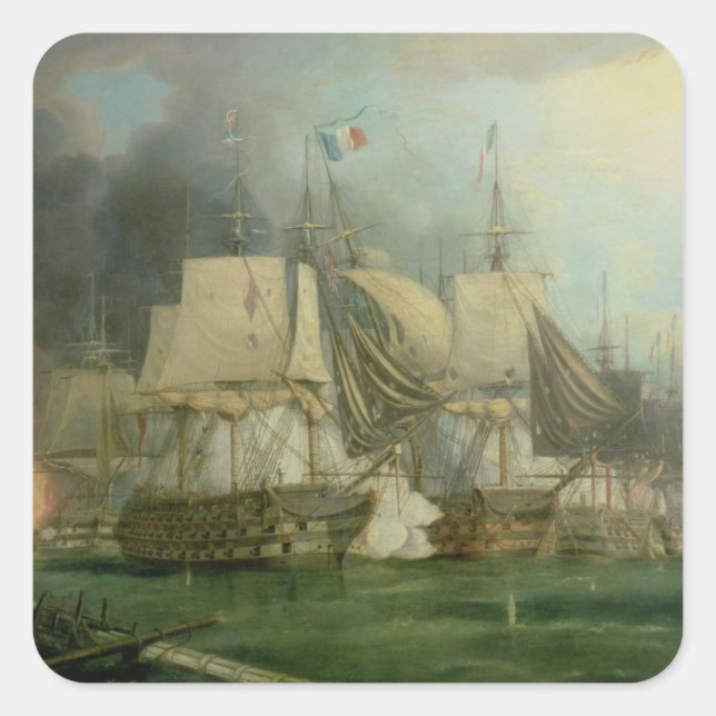 Battle of Trafalgar, 1805 Square Sticker (Front)