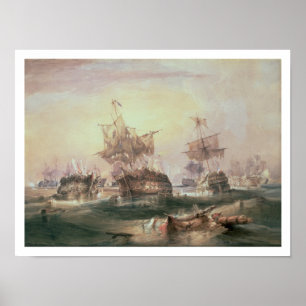 Battle of Trafalgar, 21st October 1805 Poster