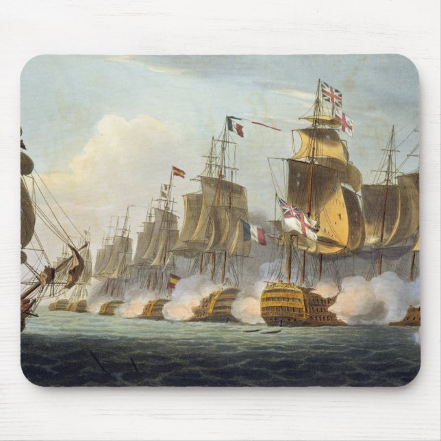 Battle of Trafalgar, October 21st 1805, from 'The Mouse Mat (Front)