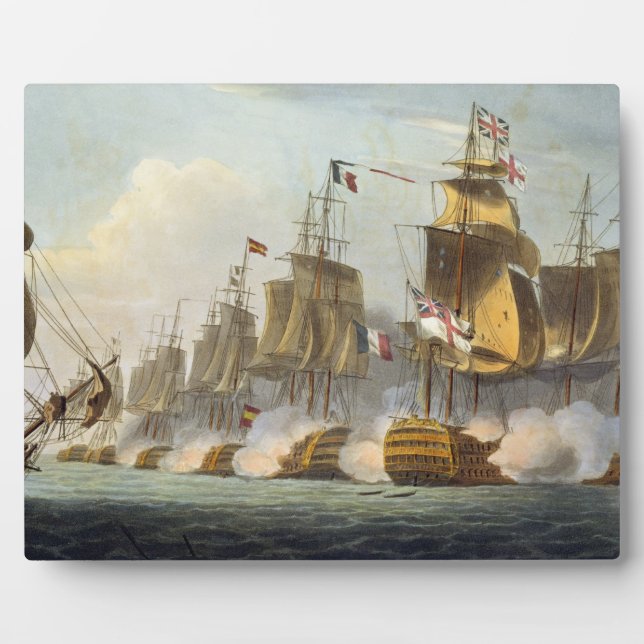 Battle of Trafalgar, October 21st 1805, from 'The Plaque (Front)