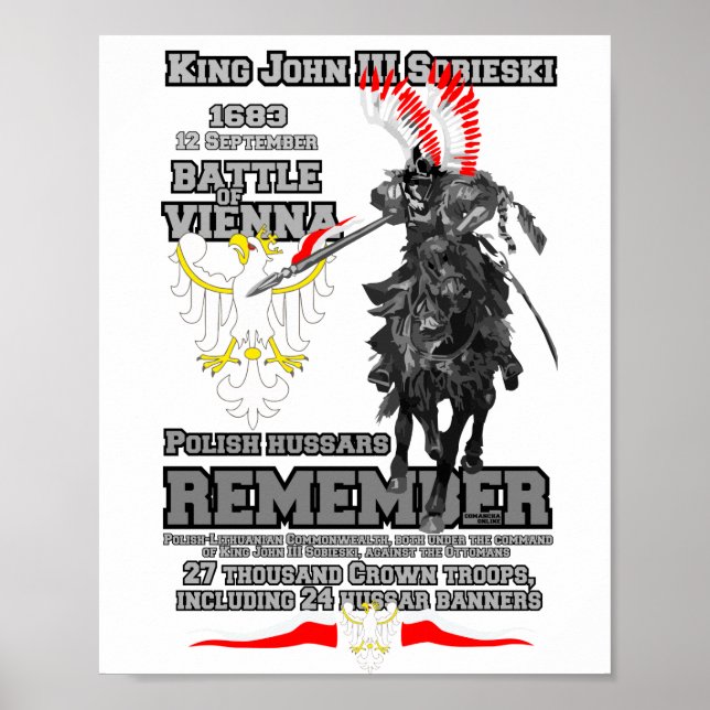 Battle of Vienna Polish Hussars Poster (Front)