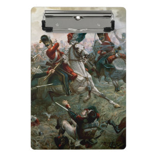 Battle of Waterloo, 18th June 1815, 1898 (colour l Mini Clipboard