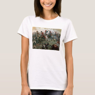 Battle of Waterloo, 18th June 1815, 1898 (colour l T-Shirt