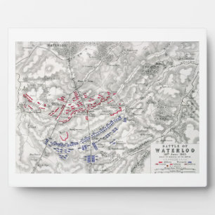 Battle of Waterloo, 18th June 1815, Sheet 1st (eng Plaque