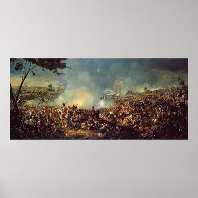 Battle of Waterloo by William Sadler Poster (Front)