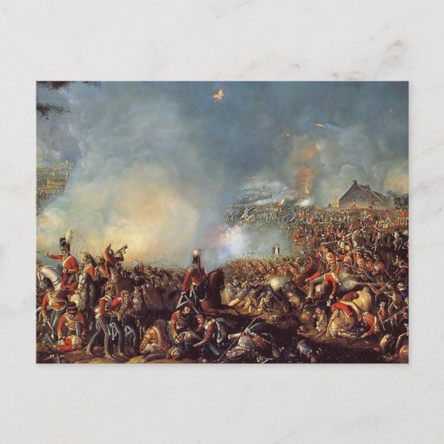 Battle Of Waterloo Postcard (Front)