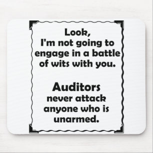 Battle of Wits Auditor Mouse Mat