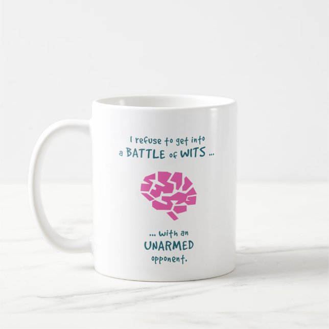 Battle of Wits ... Coffee Mug (Left)