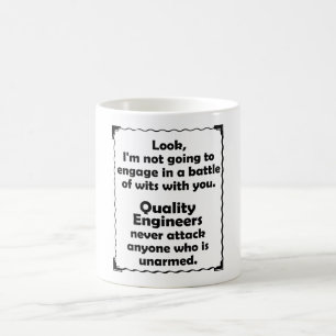 Battle of Wits Quality Engineer Coffee Mug