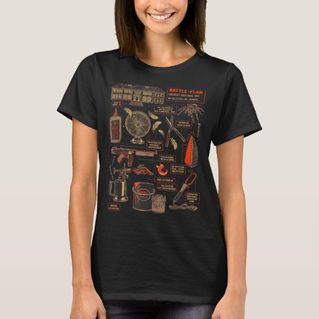 Battle Plan 90 Checklist Christmas  T-Shirt (Front)