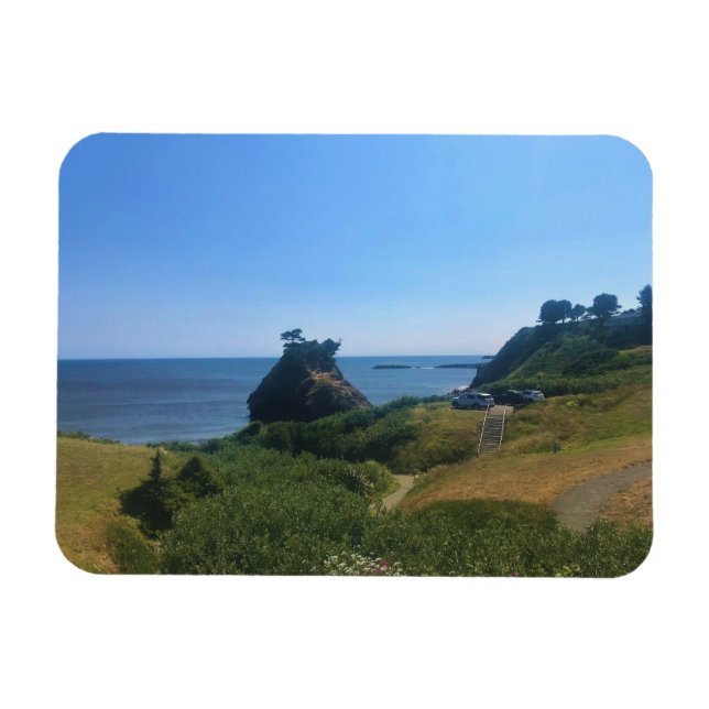 Battle Rock, Port Orford, OR Magnet (Horizontal)
