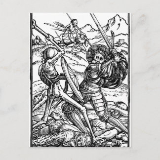 Battle Scene Postcard