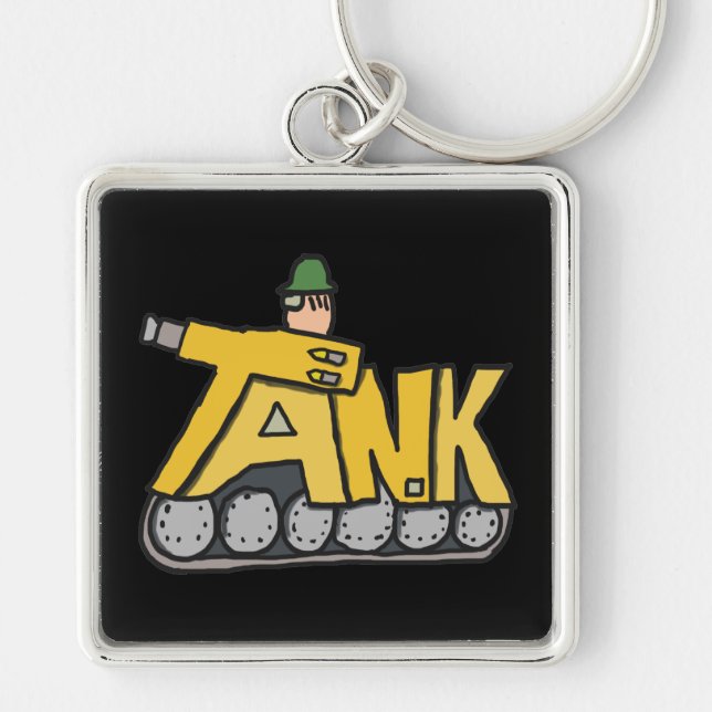 Battle Tank Key Ring (Front)