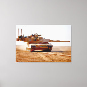 BATTLE TANK – M1 Abrams 40x60 Canvas Print