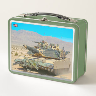 BATTLE TANK – M1 Abrams Metal Lunch Box