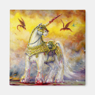 Battle Unicorn Magnet