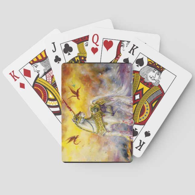 Battle Unicorn Playing Cards (Back)
