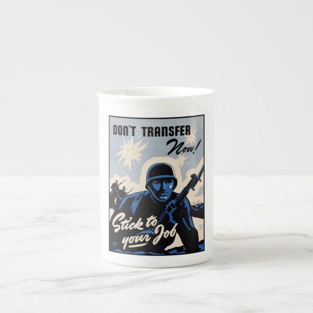 Battlefield Beachhead Assault by American Warriors Bone China Mug (Front)