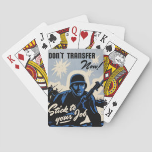 Battlefield Beachhead Assault by American Warriors Playing Cards