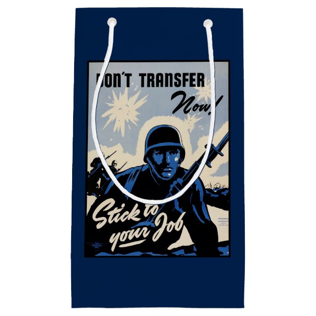 Battlefield Beachhead Assault by American Warriors Small Gift Bag (Front)