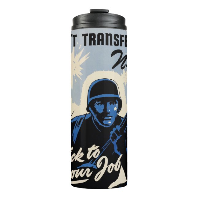 Battlefield Beachhead Assault by American Warriors Thermal Tumbler (Front)