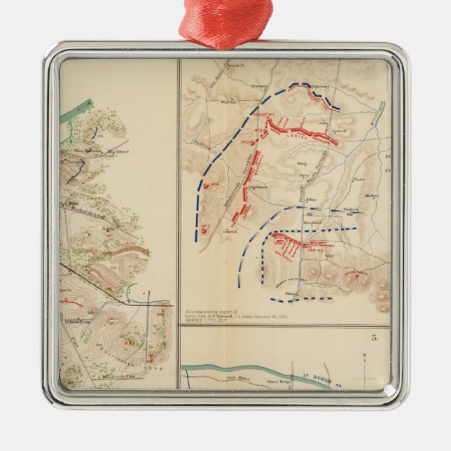 Battlefield, Nashville, Tenn Metal Tree Decoration (Front)