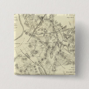 Battlefields in Front of Nashville 15 Cm Square Badge