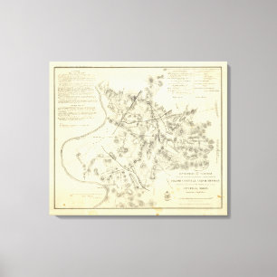Battlefields in Front of Nashville Canvas Print