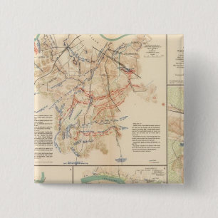 Battlefields Nashville, Tenn 15 Cm Square Badge