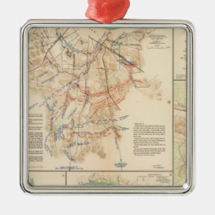 Battlefields Nashville, Tenn Metal Tree Decoration