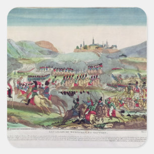 Battles of Wurtchen and Bautzen, 20th May 1813 Square Sticker