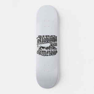 Battleship Alabama 8 1/8" Skateboard