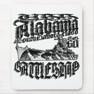 Battleship Alabama Mousepad