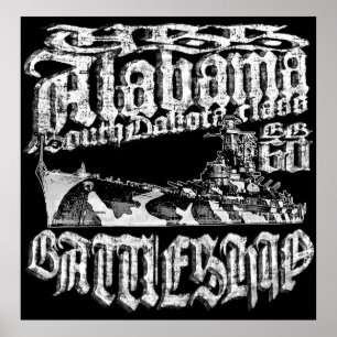Battleship Alabama Poster