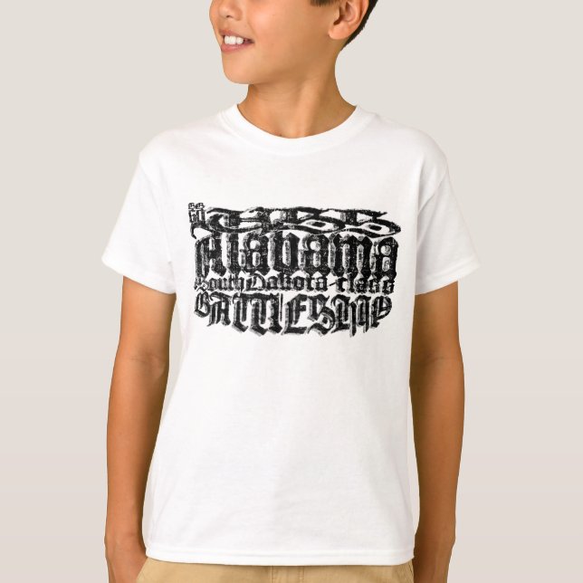 Battleship Alabama T-Shirt (Front)