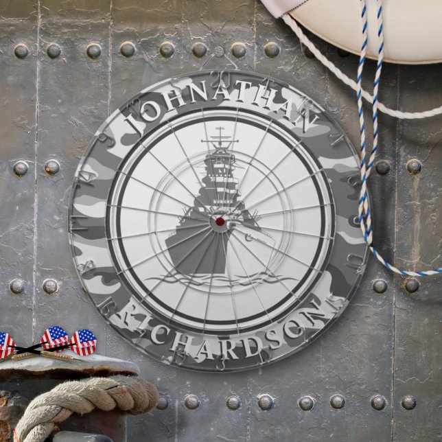 Battleship and Camo Dartboard (Creator Uploaded)