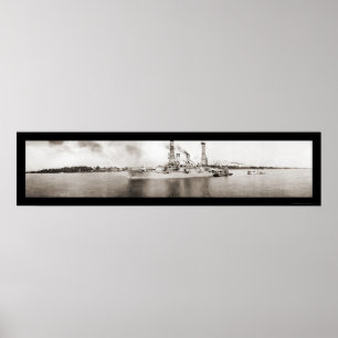 Battleship Baton Rouge Photo 1911 Poster