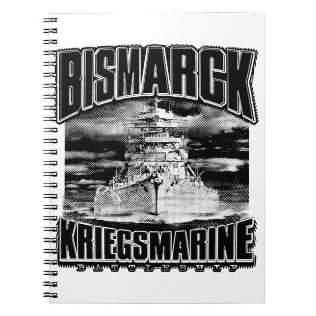 Battleship Bismarck Notebook (Front)