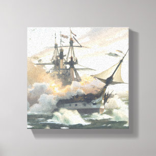 Battleship Canvas Print