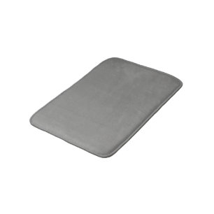 Battleship grey (solid colour)  Bath Mat