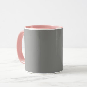 Battleship grey (solid colour) Mug