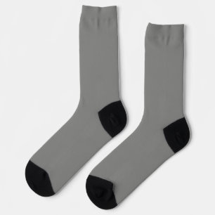 Battleship grey (solid colour) Socks